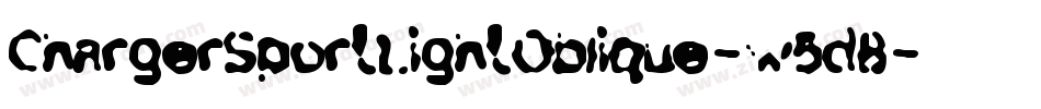 ChargerSportLightOblique-w5d8字体转换
