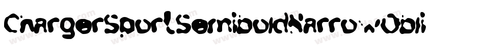 ChargerSportSemiboldNarrowOblique-oG3a字体转换