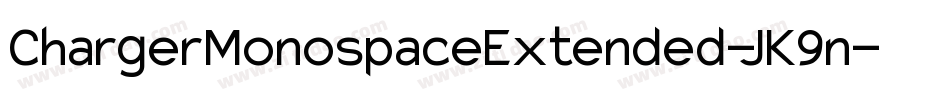 ChargerMonospaceExtended-JK9n字体转换