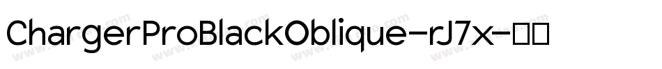 ChargerProBlackOblique-rJ7x字体转换