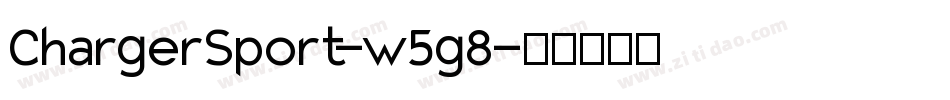 ChargerSport-w5g8字体转换