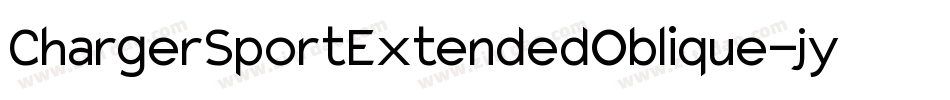 ChargerSportExtendedOblique-jy7R字体转换