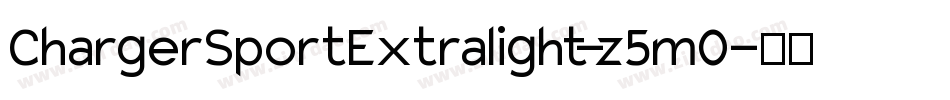 ChargerSportExtralight-z5m0字体转换