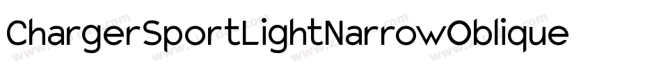 ChargerSportLightNarrowOblique-v5d7字体转换