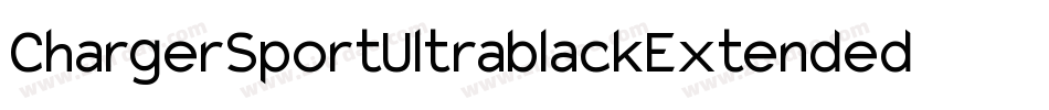 ChargerSportUltrablackExtendedOblique-Wd0E字体转换
