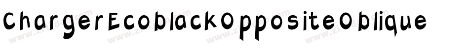 ChargerEcoblackOppositeOblique-YL14字体转换