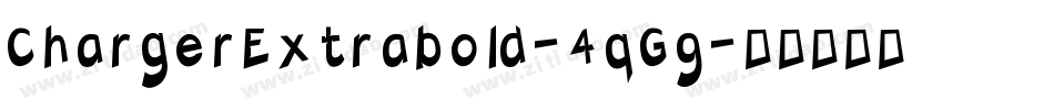 ChargerExtrabold-4qG9字体转换
