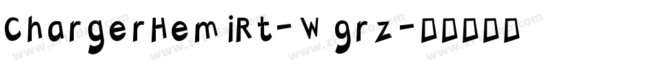 ChargerHemiRt-W9rz字体转换