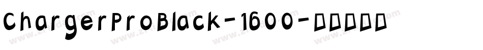 ChargerProBlack-1600字体转换