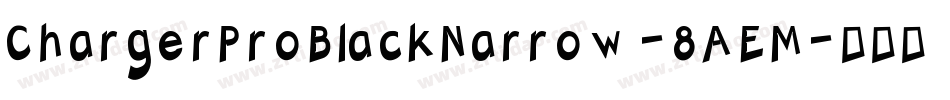 ChargerProBlackNarrow-8AEM字体转换