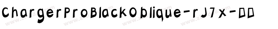 ChargerProBlackOblique-rJ7x字体转换