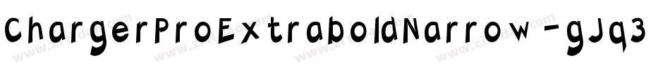 ChargerProExtraboldNarrow-gJq3字体转换