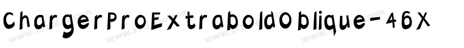 ChargerProExtraboldOblique-46XY字体转换