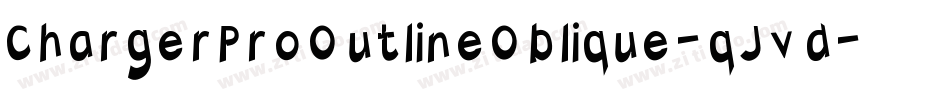 ChargerProOutlineOblique-qJvd字体转换