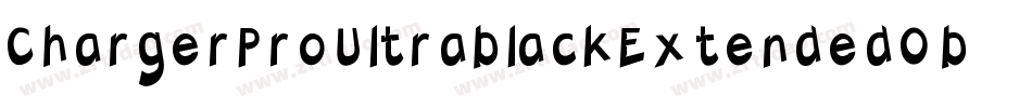 ChargerProUltrablackExtendedOblique-GA7P字体转换