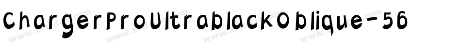 ChargerProUltrablackOblique-56oZ字体转换