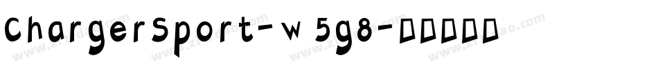 ChargerSport-w5g8字体转换