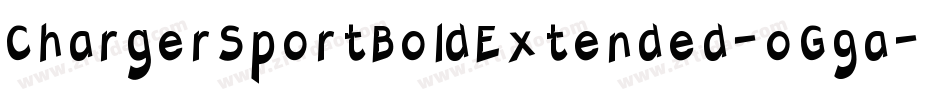 ChargerSportBoldExtended-oG9a字体转换