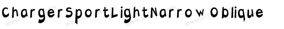 ChargerSportLightNarrowOblique-v5d7字体转换
