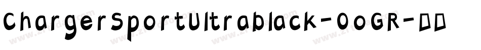 ChargerSportUltrablack-0oGR字体转换