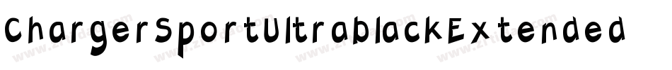 ChargerSportUltrablackExtendedOblique-Wd0E字体转换