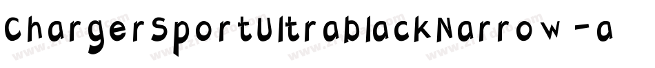 ChargerSportUltrablackNarrow-aGWR字体转换