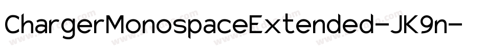 ChargerMonospaceExtended-JK9n字体转换