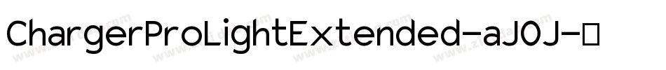 ChargerProLightExtended-aJ0J字体转换
