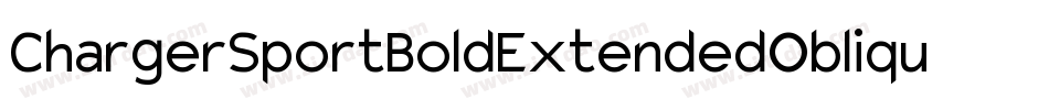ChargerSportBoldExtendedOblique-41Wx字体转换