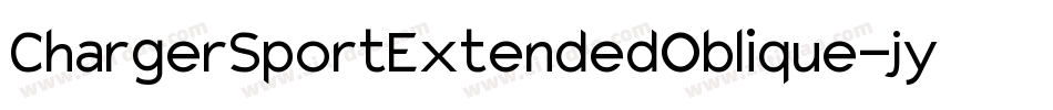ChargerSportExtendedOblique-jy7R字体转换