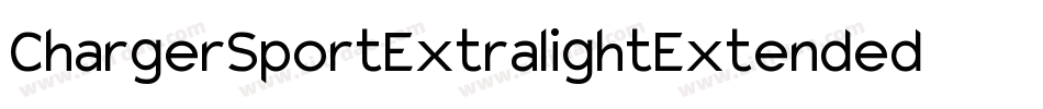 ChargerSportExtralightExtended-5RmB字体转换