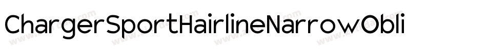 ChargerSportHairlineNarrowOblique-8Yj2字体转换