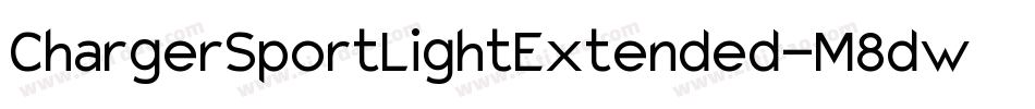 ChargerSportLightExtended-M8dw字体转换