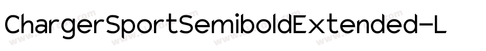 ChargerSportSemiboldExtended-LBmD字体转换
