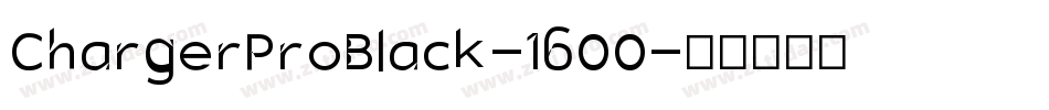 ChargerProBlack-1600字体转换