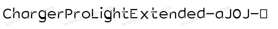 ChargerProLightExtended-aJ0J字体转换