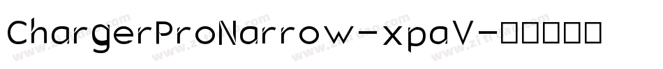 ChargerProNarrow-xpaV字体转换