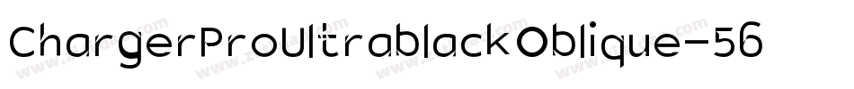 ChargerProUltrablackOblique-56oZ字体转换