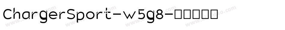 ChargerSport-w5g8字体转换