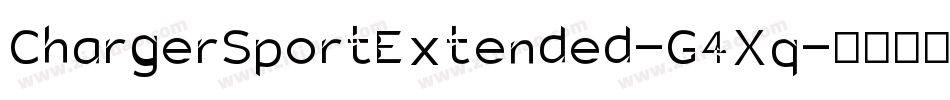 ChargerSportExtended-G4Xq字体转换