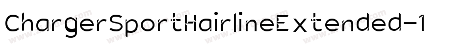 ChargerSportHairlineExtended-14Ze字体转换