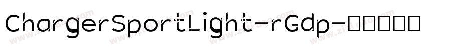 ChargerSportLight-rGdp字体转换