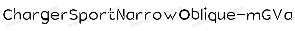 ChargerSportNarrowOblique-mGVa字体转换