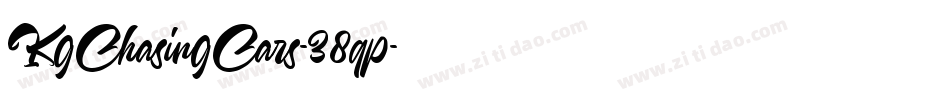 KgChasingCars-38qp字体转换
