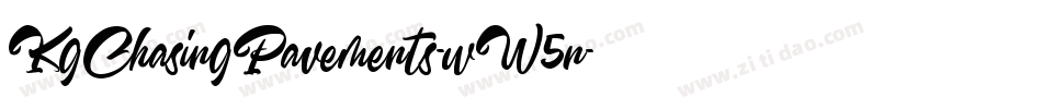 KgChasingPavements-wW5n字体转换