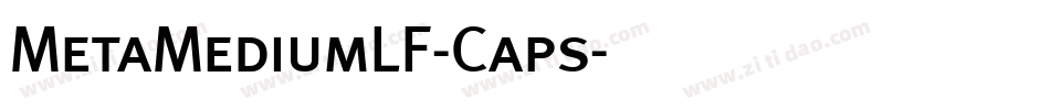 MetaMediumLF-Caps字体转换