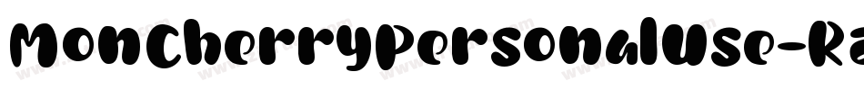 MonCherryPersonalUse-RzeE字体转换