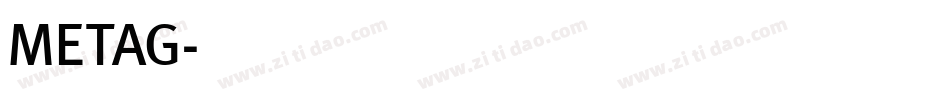 METAG字体转换