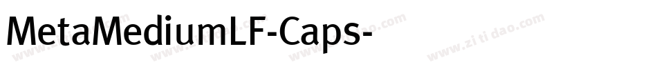 MetaMediumLF-Caps字体转换