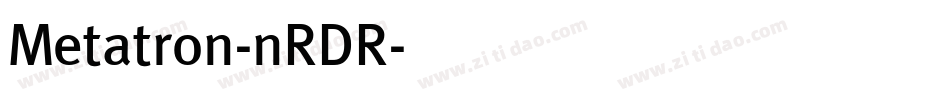 Metatron-nRDR字体转换
